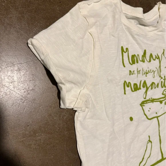 Anthropologie Days Of The Week Drinks Graphic Tee In Beige - Picture 3 of 9